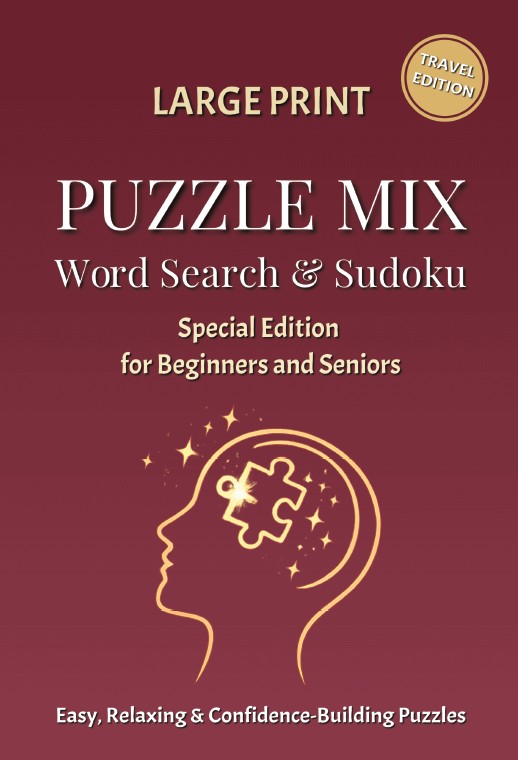 Puzzle_MIX book-Sudoku and Wordsearch